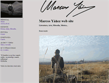 Tablet Screenshot of marcosyanez.com